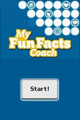 My Fun Facts Coach - Facts for Your Daily Life (USA) (En,Fr) screen shot title